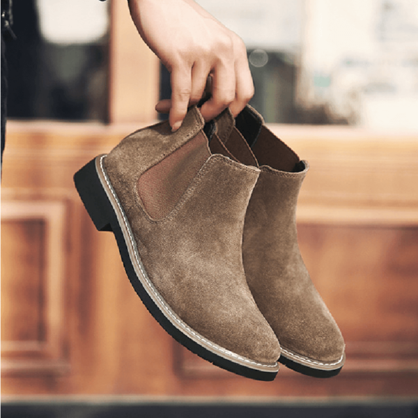 Leather Ankle Chelsea Boot