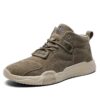 All Season Retro Leather Casual Shoe Khaki