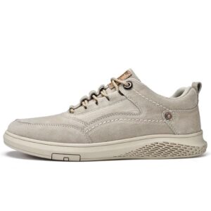 Wild Trend Genuine Leather Casual Shoe – Sand