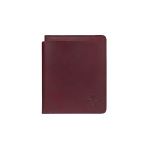 TOFFPARK Multi-Purpose Leather Passport Holder – Red Wine
