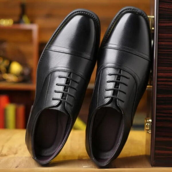 Lace Up Business Class Formal Shoe – Black