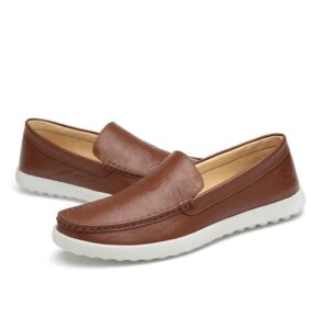 All Season Genuine Leather Loafer – Brown