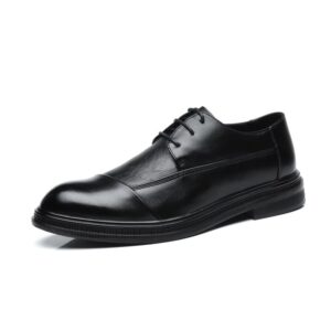 Cross-border Korean Style Formal Shoe – Black