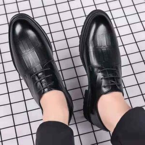Autumn Pointed Toe Business Formal Shoe – Black
