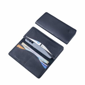 TOFFPARK Classic Genuine Leather Long Wallet – Black