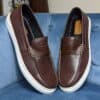 Genuine Leather Casual Slip-on Loafer Chocolate