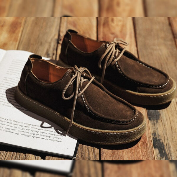 Korean Trend Suede Leather Casual Shoe