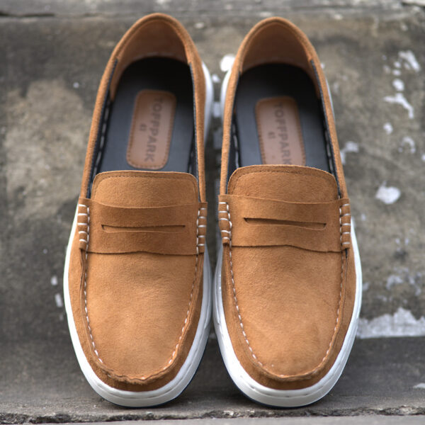 British Style Soft Suede Leather Loafer