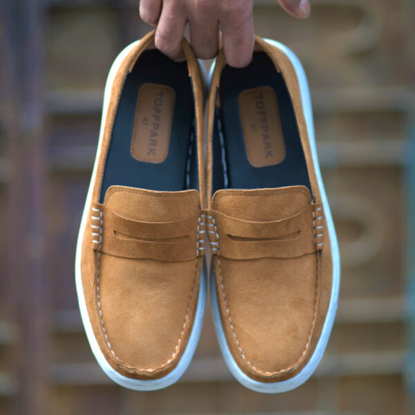 British Style Soft Suede Leather Loafer