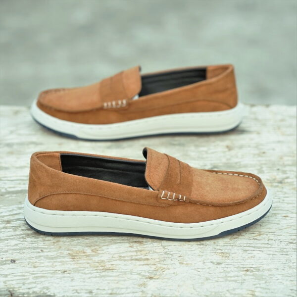 British Style Soft Suede Leather Loafer