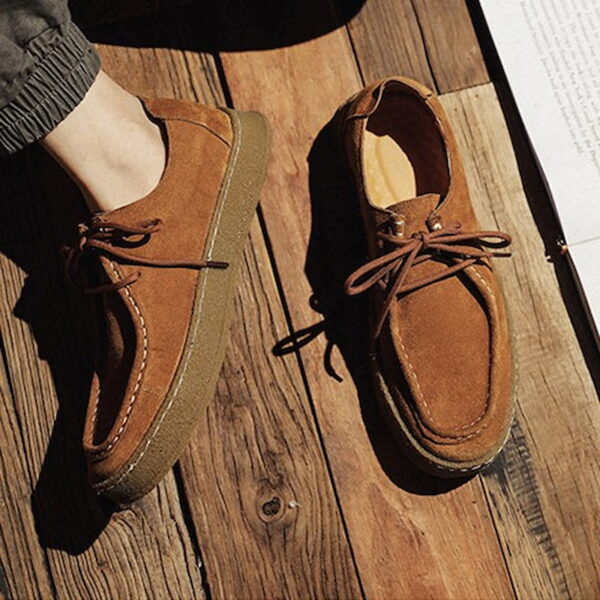 Korean Trend Suede Leather Casual Shoe