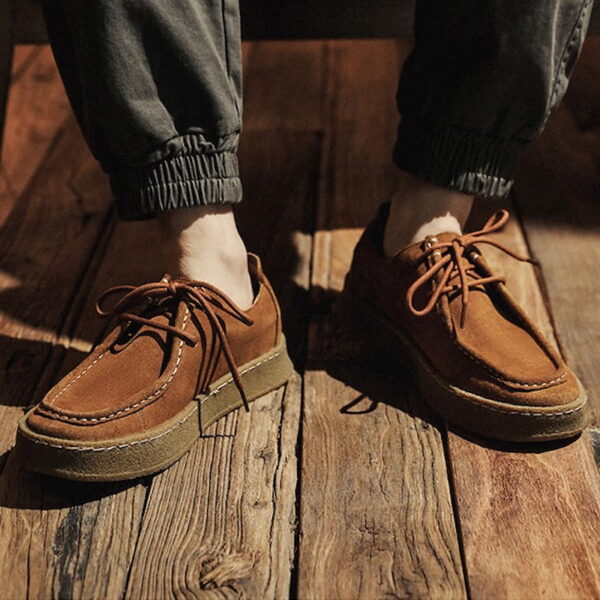 Korean Trend Suede Leather Casual Shoe