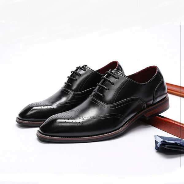 Oxford Style Breathable Leather Formal Shoe