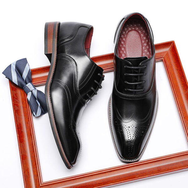 Oxford Style Breathable Leather Formal Shoe