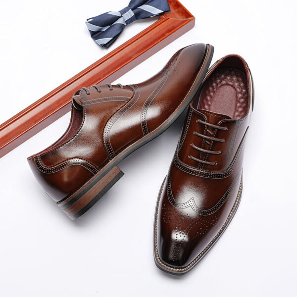 Oxford Style Breathable Leather Formal Shoe