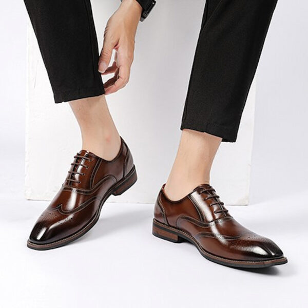 Oxford Style Breathable Leather Formal Shoe