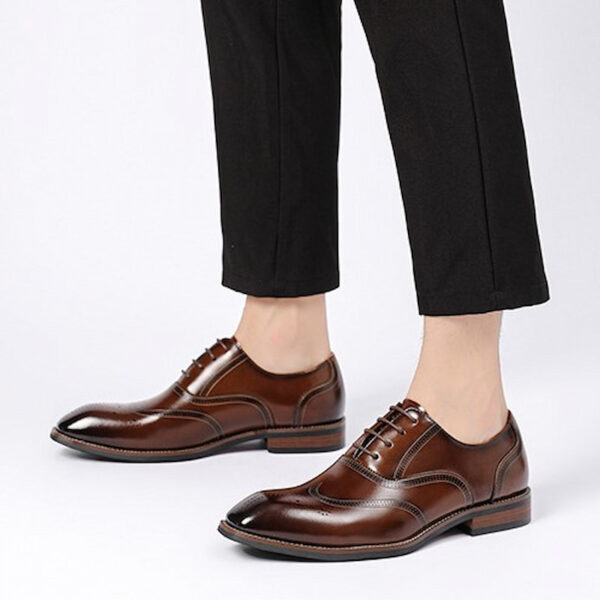 Oxford Style Breathable Leather Formal Shoe