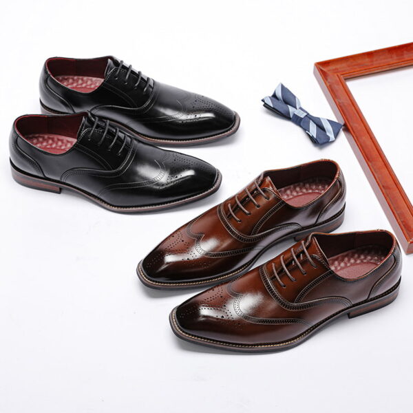 Oxford Style Breathable Leather Formal Shoe