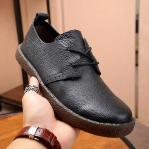 British All Match Flat Heel Casual Shoe – Black