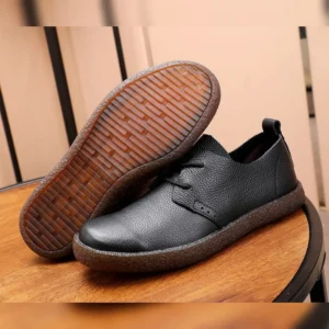 British All Match Flat Heel Casual Shoe – Black