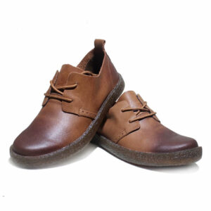 British All Match Flat Heel Casual Shoe – Brown