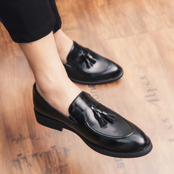 Korean All Match Tassel Formal Shoe Black