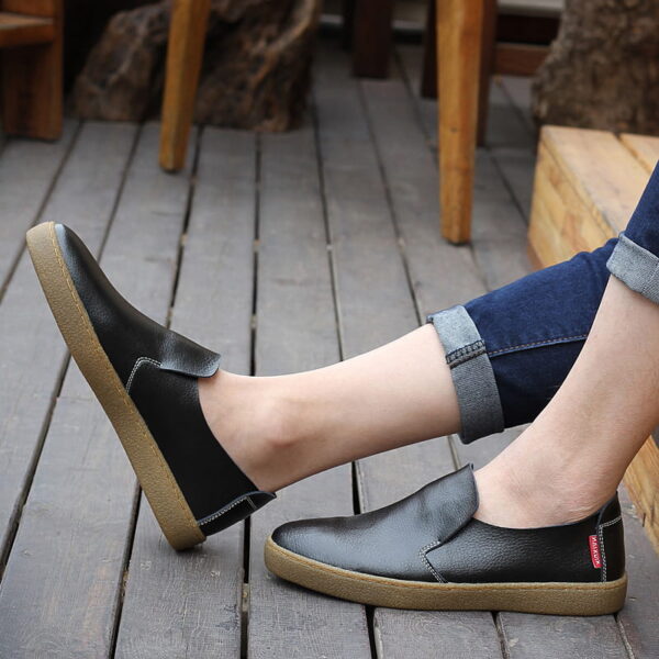 Korean Trend Soft Bottom Peas Loafer