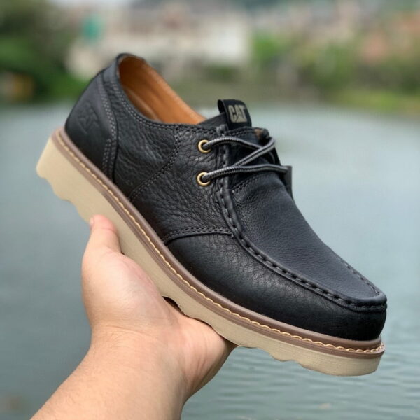Foreign Trade Lace-up Tooling Casual Shoes black