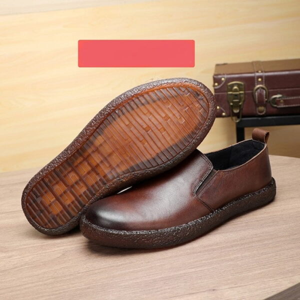All Match Flat Heel Genuine Leather Loafer