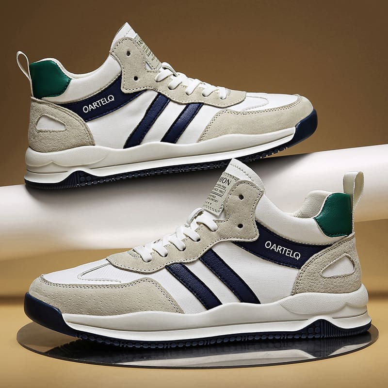 Breathable All Match Mid-top Retro Casual Shoe Green