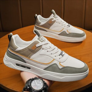 Breathable Low-top Sports Casual Shoe – Beige