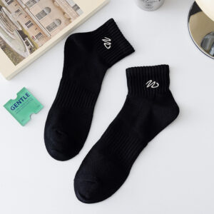 Men’s Mid-Tube Sports Mesh Socks – Mixed Color (5 Pairs)