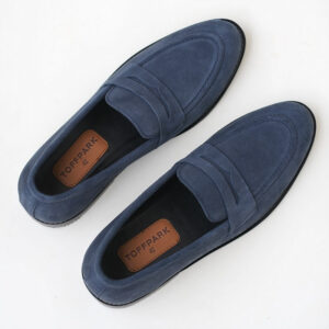 Spring All-Match Slip-on Leather Formal Shoe – Blue