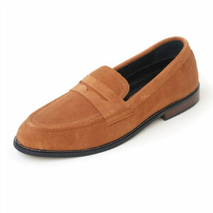 Spring All-Match Slip-on Leather Formal Shoe – Brown
