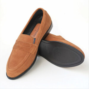 Spring All-Match Slip-on Leather Formal Shoe – Brown
