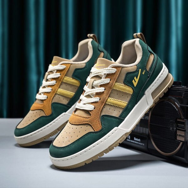 Korean Trend Youth Retro Casual Shoe - Green