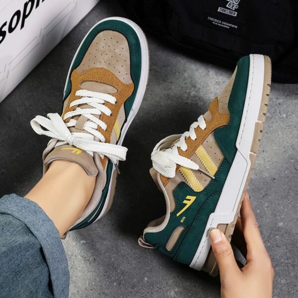 Korean Trend Youth Retro Casual Shoe - Green