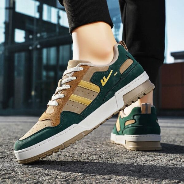 Korean Trend Youth Retro Casual Shoe - Green