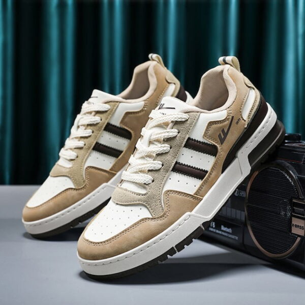 Korean Trend Youth Retro Casual Shoe - Khaki