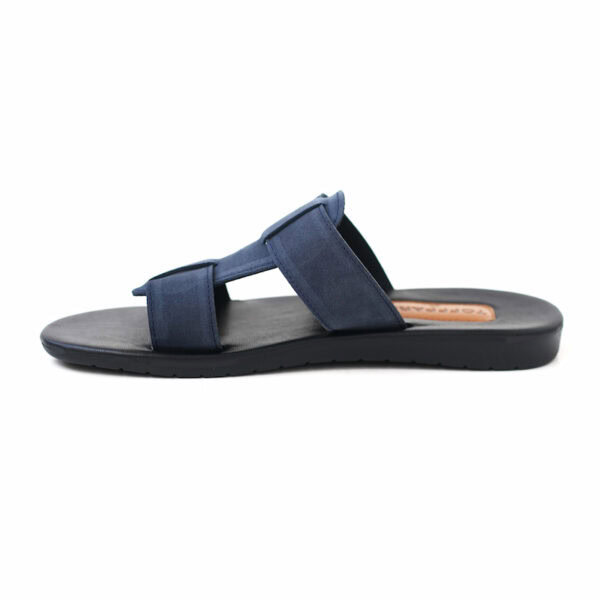 Summer Trend Open Toe Leather Men's Sandal - Blue