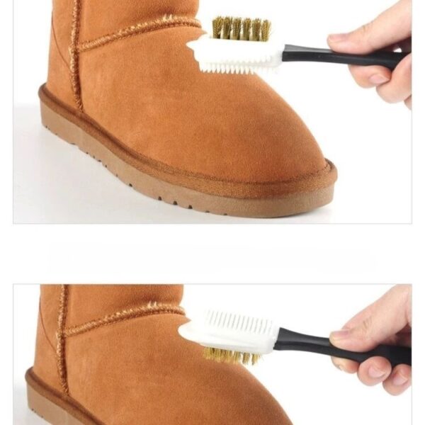 Suede Leather Cleaning Double-sided Brush