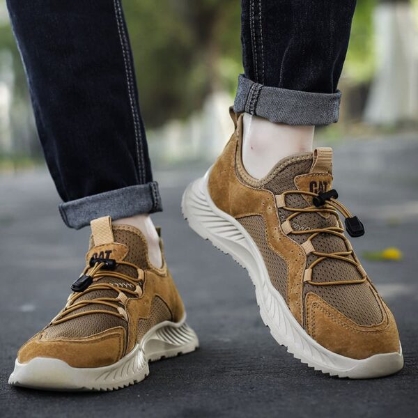 Breathable High Quality Lazy Casual Shoe - Brown