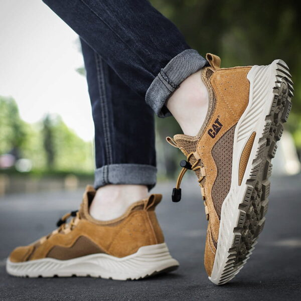 Breathable High Quality Lazy Casual Shoe - Brown