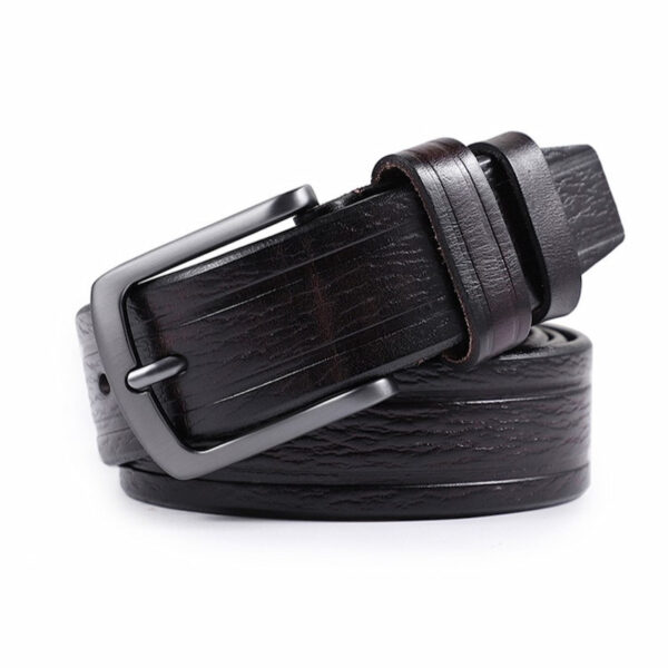 Retro Style High-end Genuine Leather Belt - Chocolate