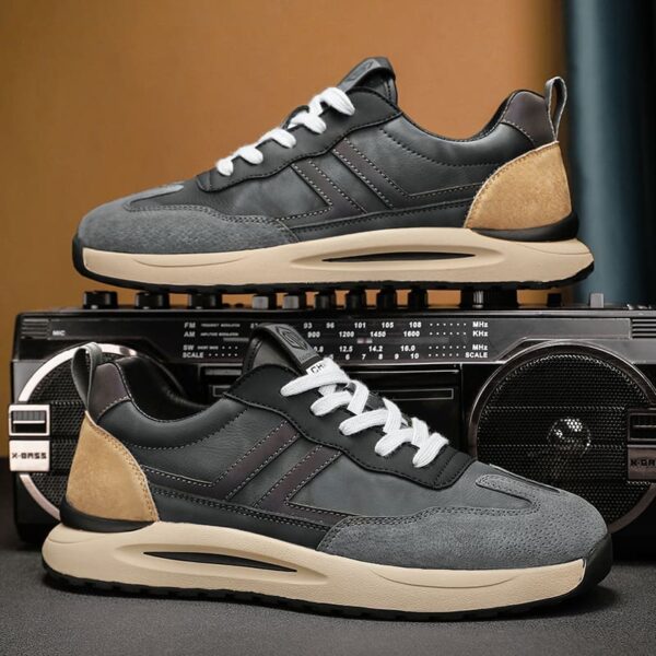 Spring Style Breathable Forrest Casual Shoe - Black