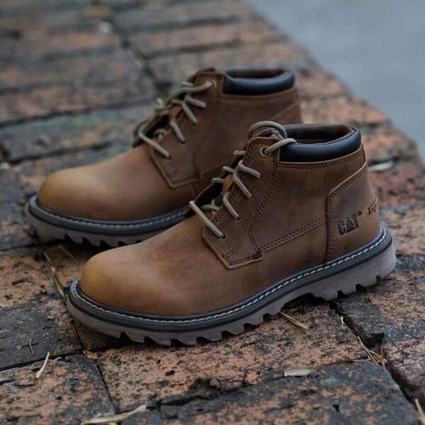 Winter Trend Leather Hiking Martin Boot - Brown