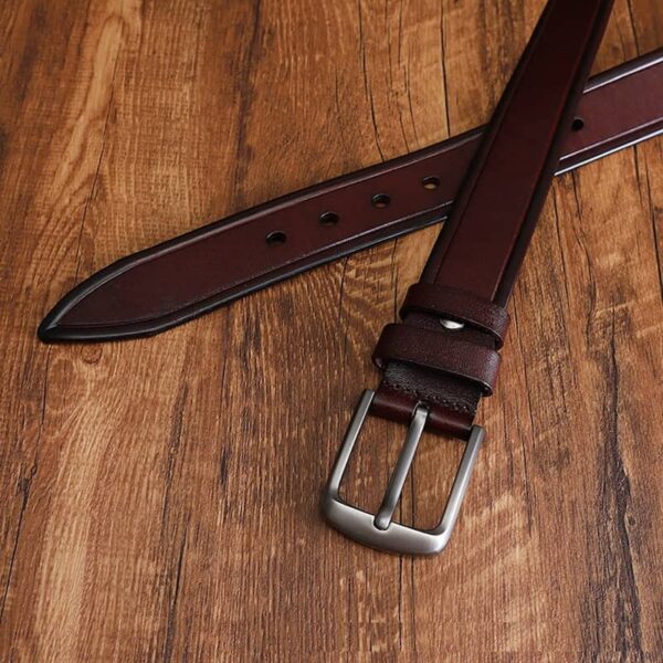 Youth Trend Retro Genuine Leather Belt - Brown