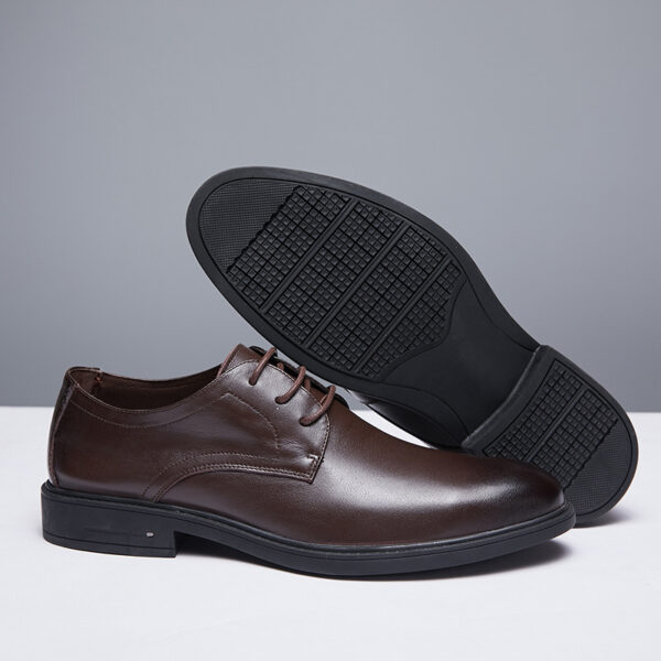 Derby Style Premium Soft Leather Formal Shoe - Dark Brown