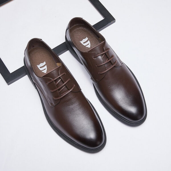 Derby Style Premium Soft Leather Formal Shoe - Dark Brown