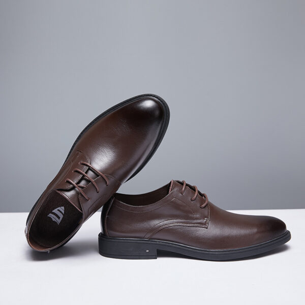 Derby Style Premium Soft Leather Formal Shoe - Dark Brown